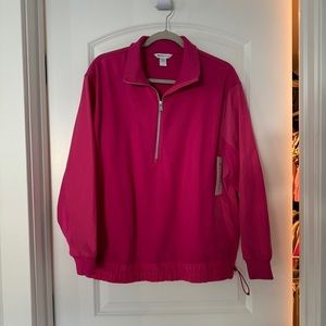 Athlete triumph hybrid half zip sweatshirt